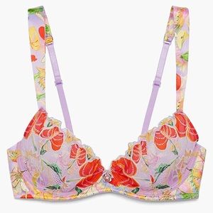 Savage X Fenty Mutha Nature Satin Unlined Demi Bra